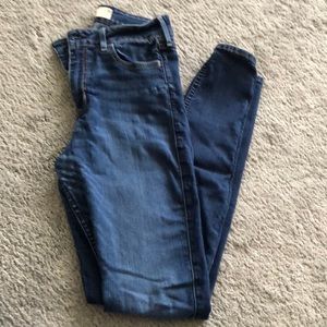 Super skinny high rise jeans